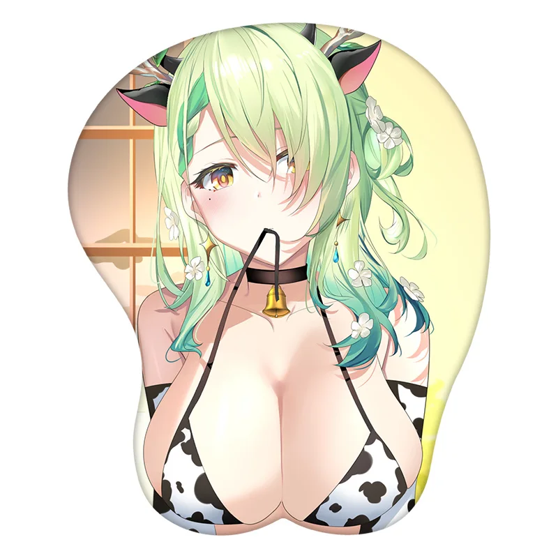 Ceres Fauna Hololive 3D Mouse Pad Anime Wrist Rest Desk MousePad Mat Gamer Accessory