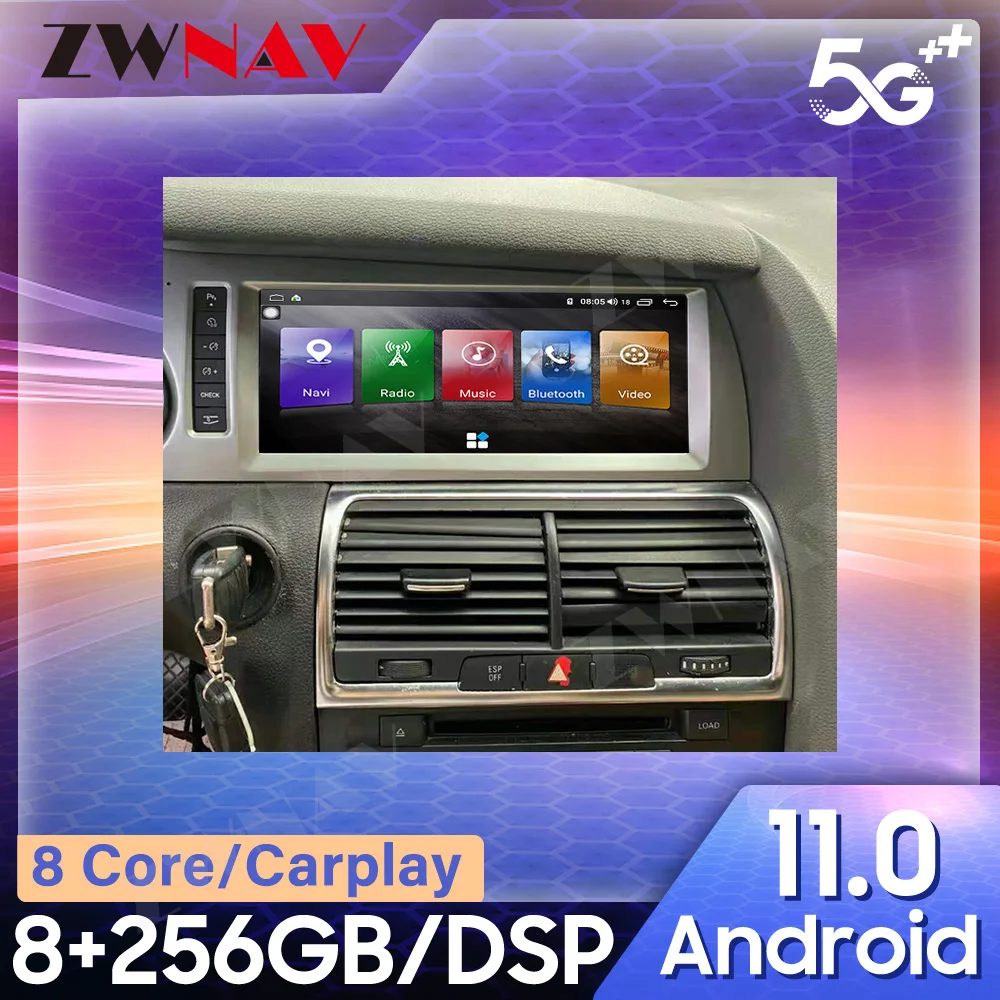 For Audi Q7 2006-2015 Android Car GPS Navigation Multimedia Player Car Radio Head Unit  Player