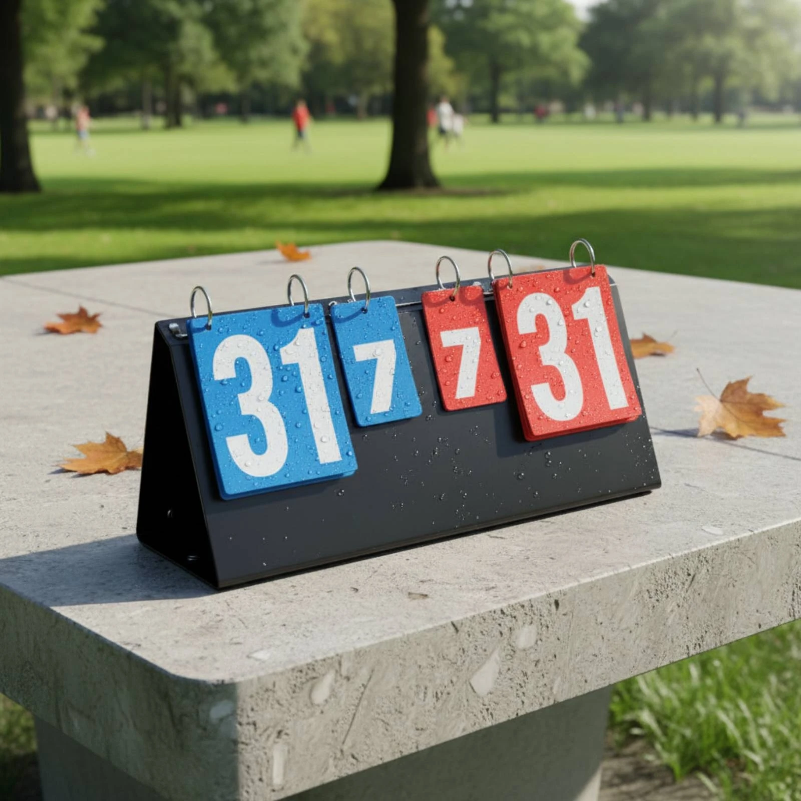 Draagbaar omklapbaar scorebord - Table Tennis Scoreboard recensie en prijs