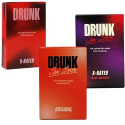 Drunk In Love - Original Couples Drinking Card Game Super Fun Date Night Games & Relationship Couples Games for Adults