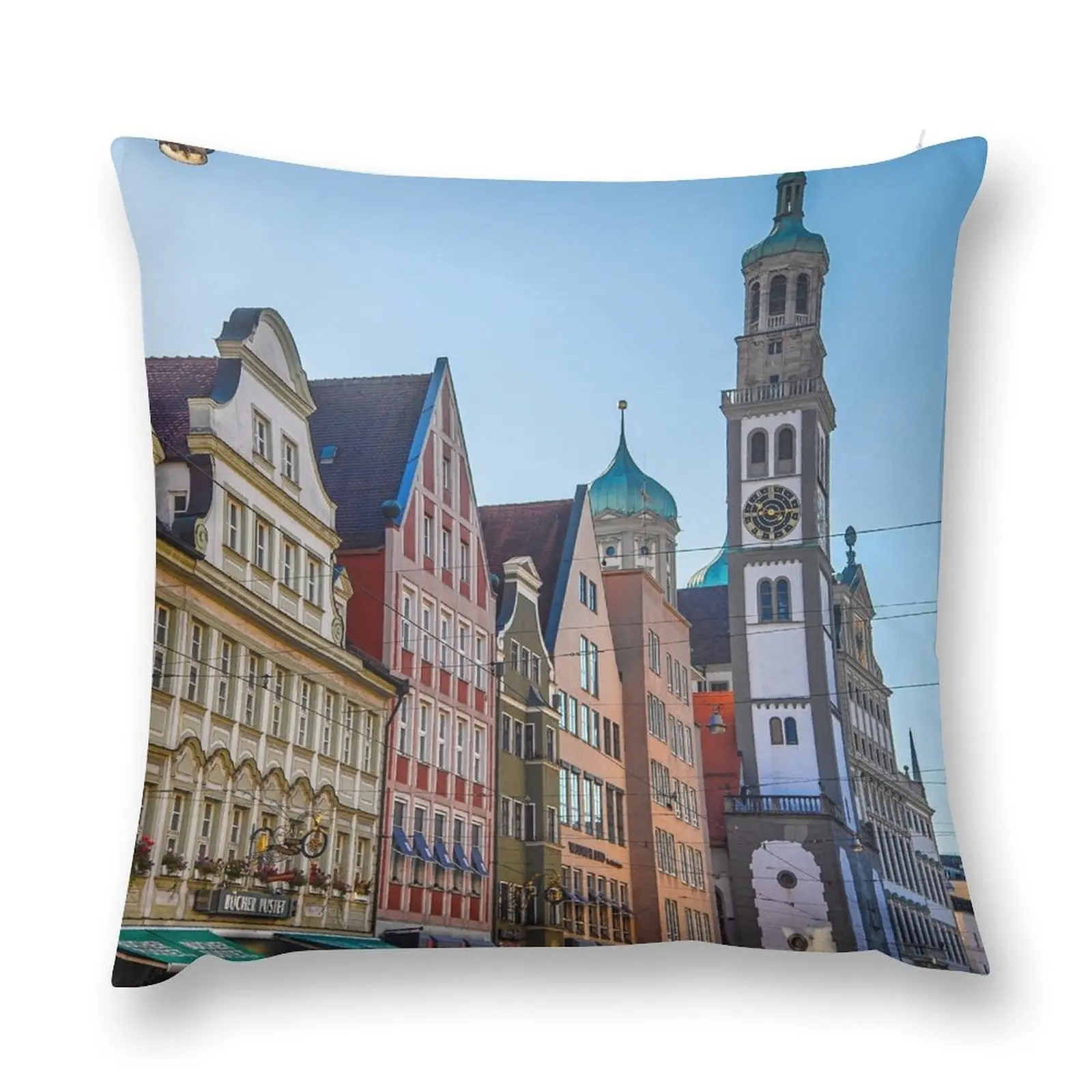 Germany. Augsburg. Architecture. Throw Pillow Pillow Cases Decorative Pillowcases Cushion Covers Sofa pillow