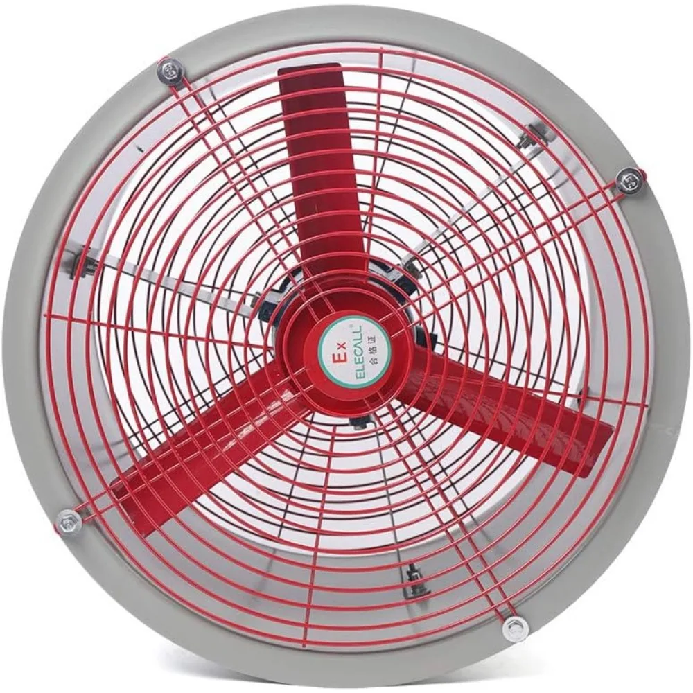 مروحة عادم صناعية 16 نافذة - مستخرج منخفض الضوضاء بقدرة 370 وات لمصاريع التهوية الخارجية #4