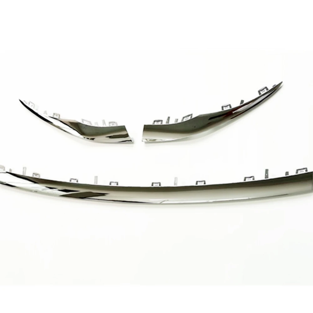 Front bumper chrome decorative strip A2058858602 A2058858702 A2058858802 For Mercedes Benz C-Class W205 2019-2021 C200 C300
