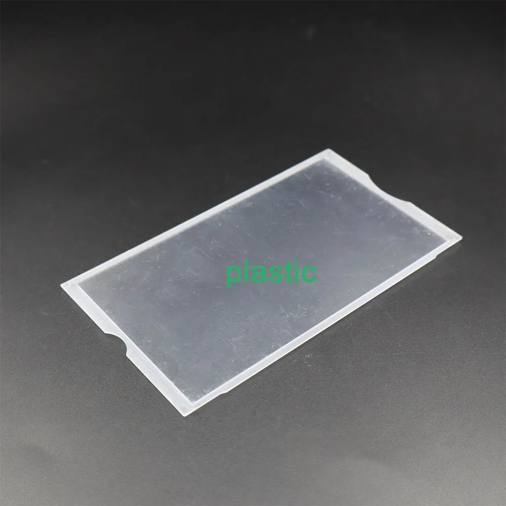 1 قطعة ل PSP2000 PSP3000 شاشة LCD عرض الزجاج البلاستيك مرآة عدسة الشاشة الجبهة قذيفة الغطاء الواقي لعبة الملحقات