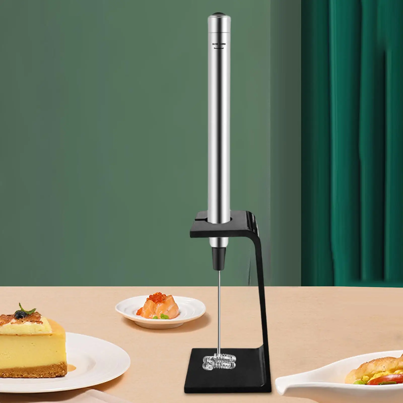 Handheld Milk Frother Egg Whisk Stirrer Automatic Milk Foam Maker Mini Blender Coffee Frother for Cream Hot Chocolate Cappuccino