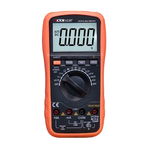 VICTOR VC97 Digital Multimeter Auto Range Multimeters True RMS 3999 Counts multimeter digital professional multimetro digital