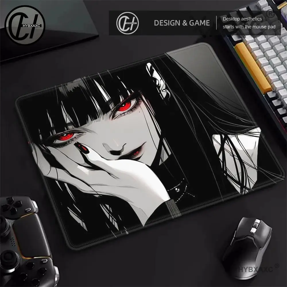 Cool Japan Mask Girl Mouse Pad Small Mouse Pad Desk Pad Desktop Computer Keyboard Wireless Mouse Boy Girl Gift for Play games