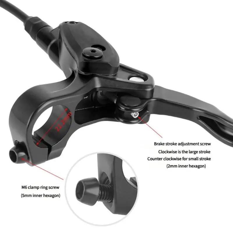 

R6FE Cycling Disc Brake Calipers Quickly Install Bicycles Hydraulic Brake Calipers for Safe Cycling and Country Road