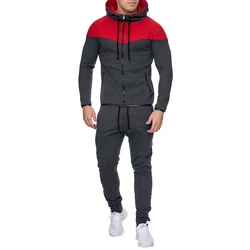 New 2023 Spring Autumn Men's Velvet Set Sport Suit Male Velour Thick Hoodies+ Pants Warm Sweatshirt Sportswear Tracksuit For Men