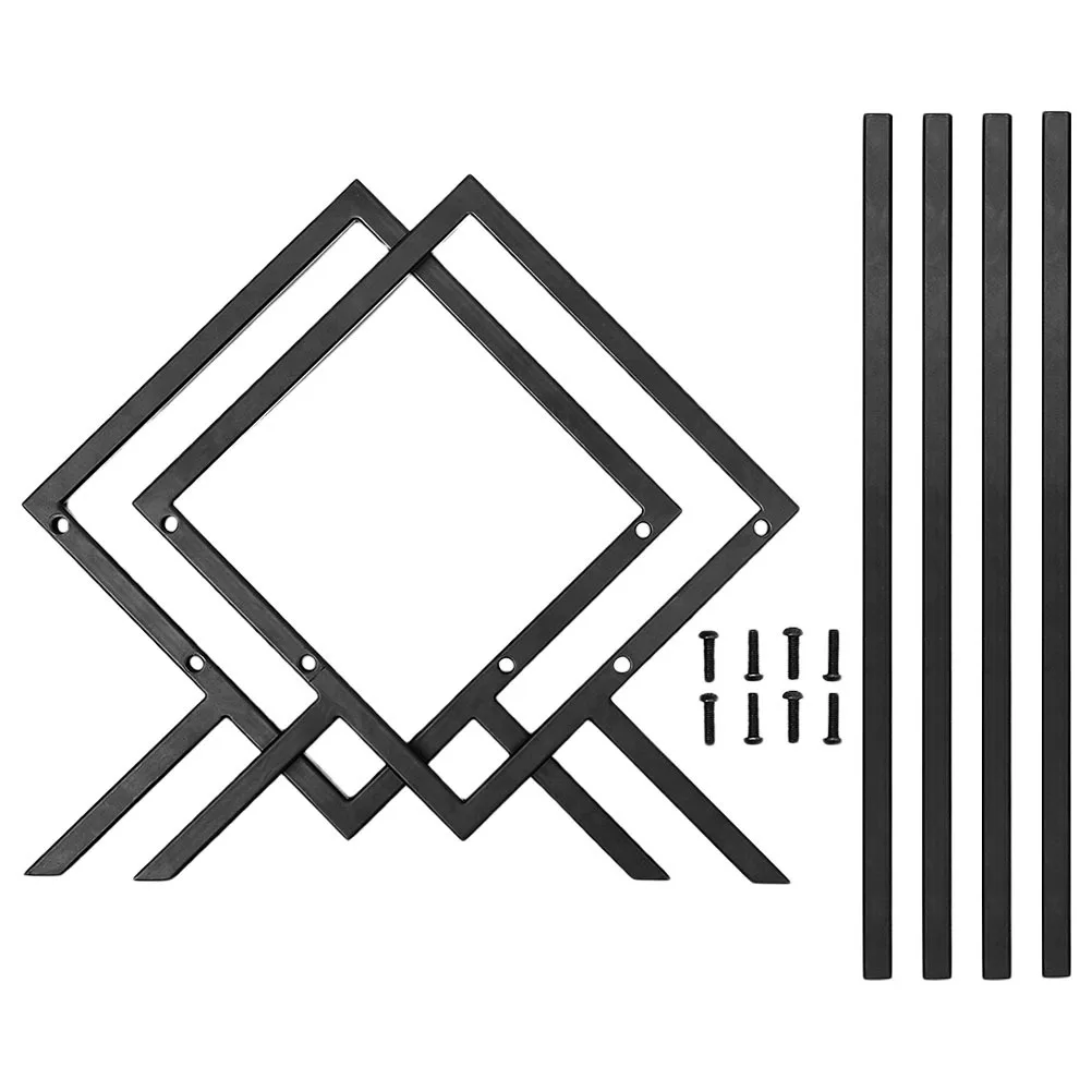 Metal Bookshelf Desktop Storage Rack For Books Records Vinyl Iron Art Stand Multi-Function Organizer Magazine Holder File