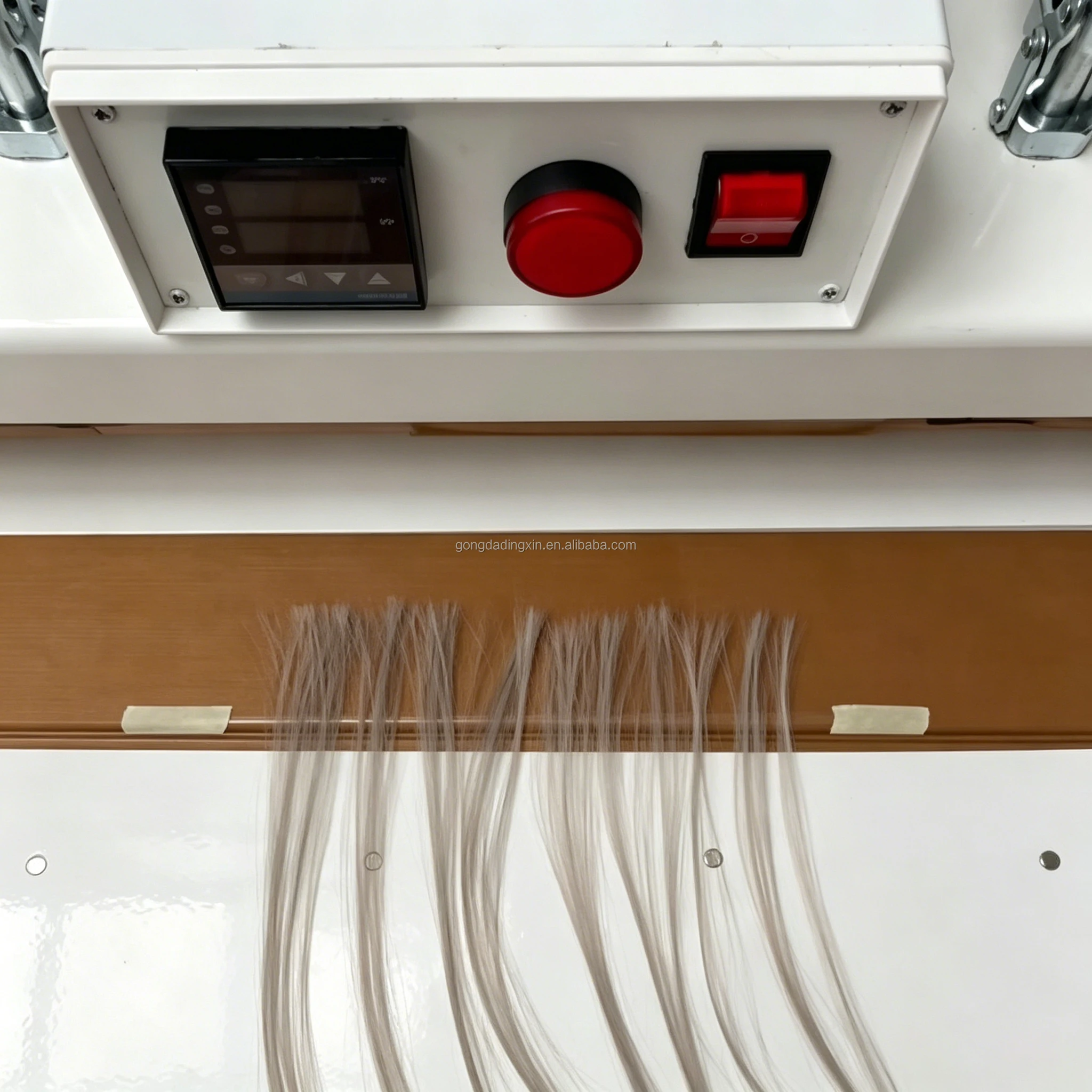 Provide Teaching Technology Automatic Injection Invisible Tape Hair Glue Machine Factory Tape Hair Making Tools