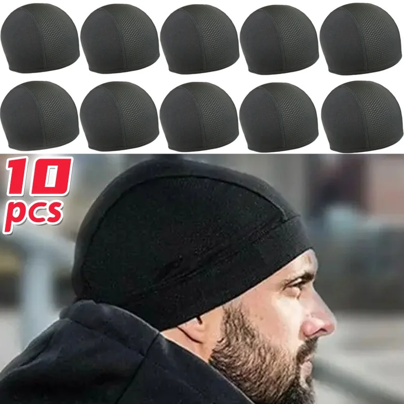 Czapka kolarska motocyklowe szybkoschnący, oddychający odprowadzanie wilgoci pod hełmem czapka z wewnętrzną podszewką kopuła czapka sportowa akcesoria do motocyklu