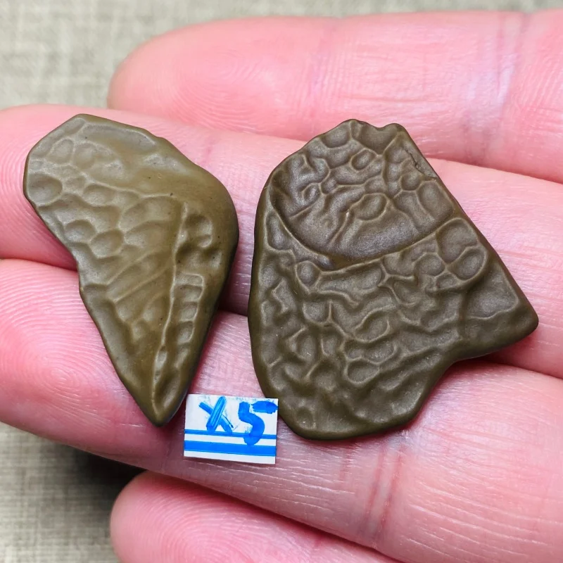 Natural Gobi Desert Mudstone Mineral Specimen with Unusual Texture Energy Chakra Stone