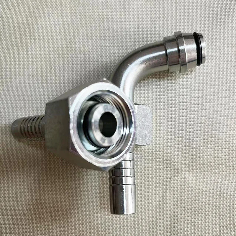 Metric M10-42 Hydraulische Kegel Slang End Achterhouden Type Tubing Hoge Druk Hydraulische Fitting 6-25Mm Prikkeldraad Buis Gezamenlijke connector