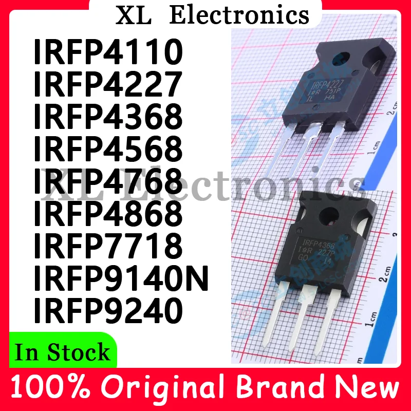 IRFP4110 IRFP4227 IRFP4368 IRFP4568 IRFP4768 IRFP4868 IRFP7718 IRFP9140N IRFP9240 Novo Original