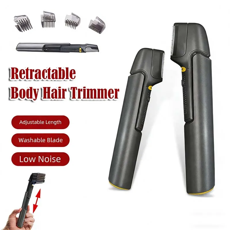 Men's Professional IPX7 Waterproof Wet Dry Dual‑use Low Noise Electric Hair Cutting Clipper New Arrival