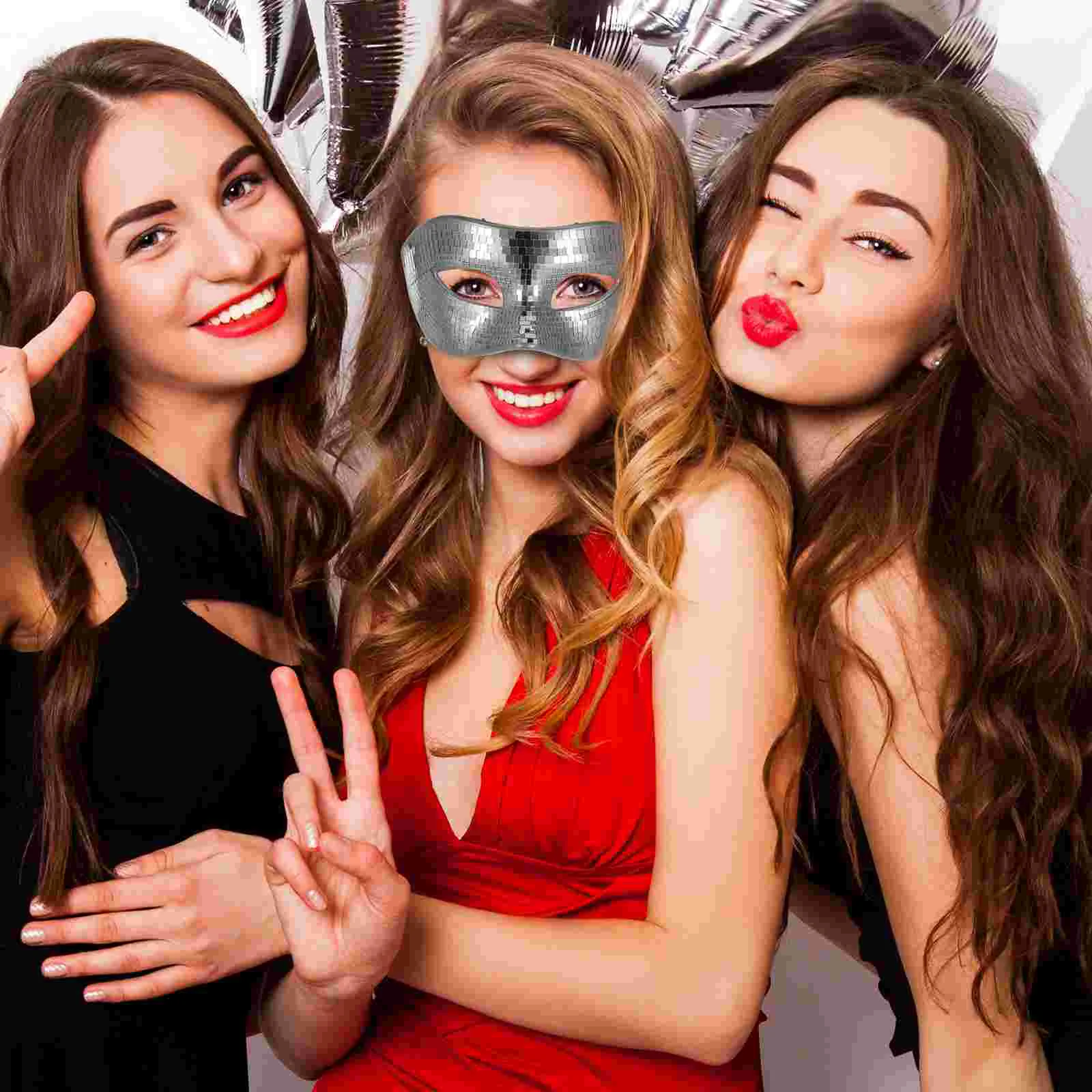Spiegelmaske, männliche Maskerade, Cosplay, festliche dekorative Masken, Disco-Gesicht für Party, Festival, Dekoration, Auge