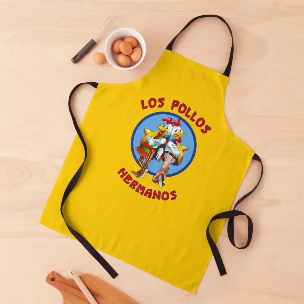 

Los Pollos Hermanos Apron New year's Custom Camping Home Utensils Apron