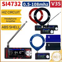 Upgraded V3S AMNVOLT Mini SI4732 DSP Radio Receiver FM AM SSB LSB USB Full Band Pocket Radio with Hi-Z Headphone Amplifier