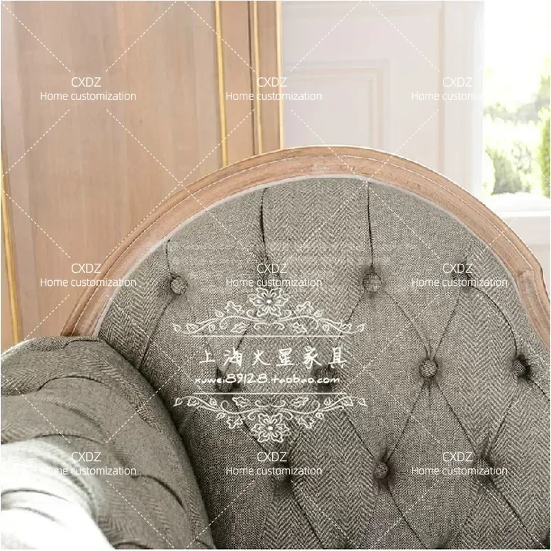 rustic retro chaise lounge sofa minimalist modern neoclassical chaise lounge chair custom sofa chair couch