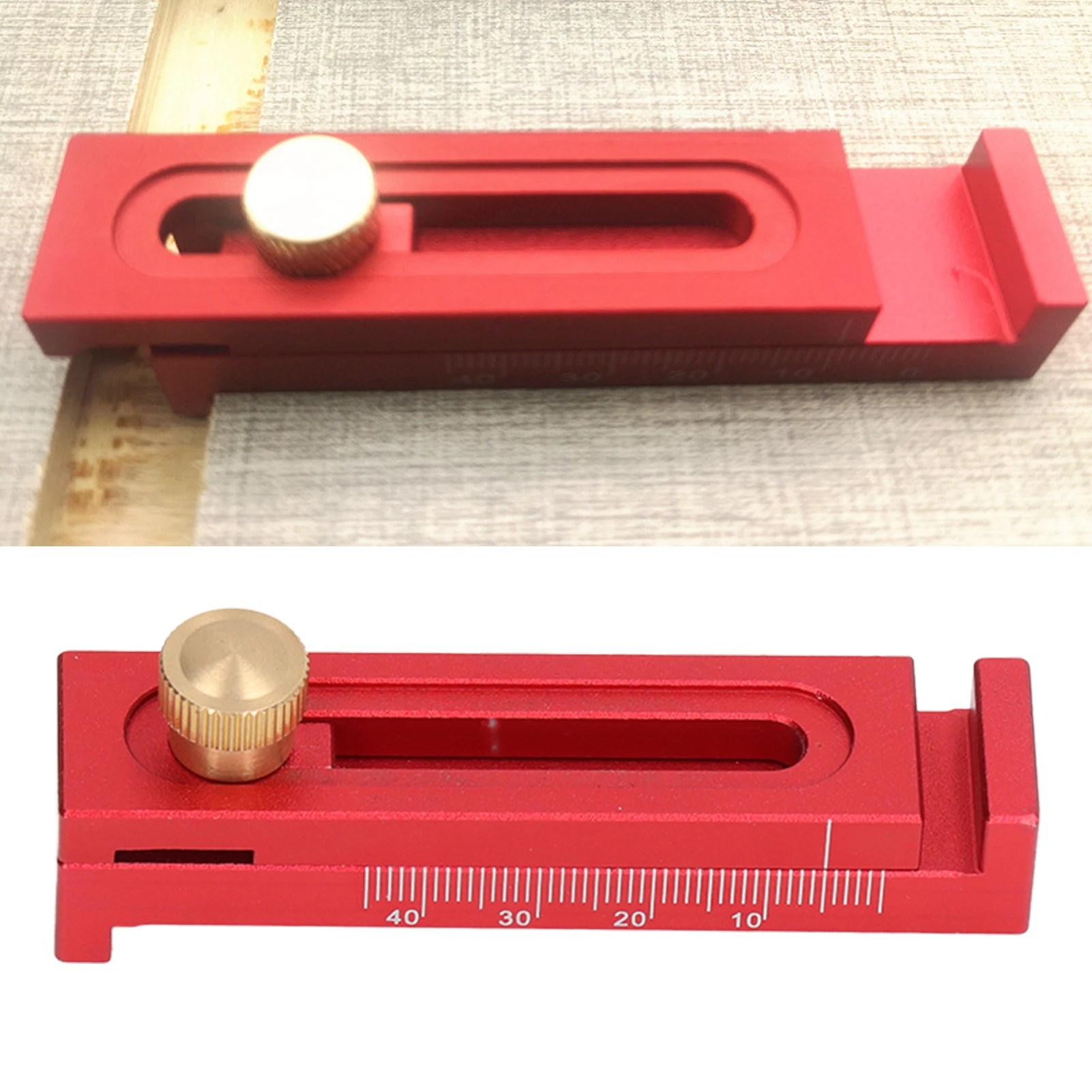 Woodworking Ruler - Penggaris Pengukur Kedalaman Pengukur Celah Gergaji