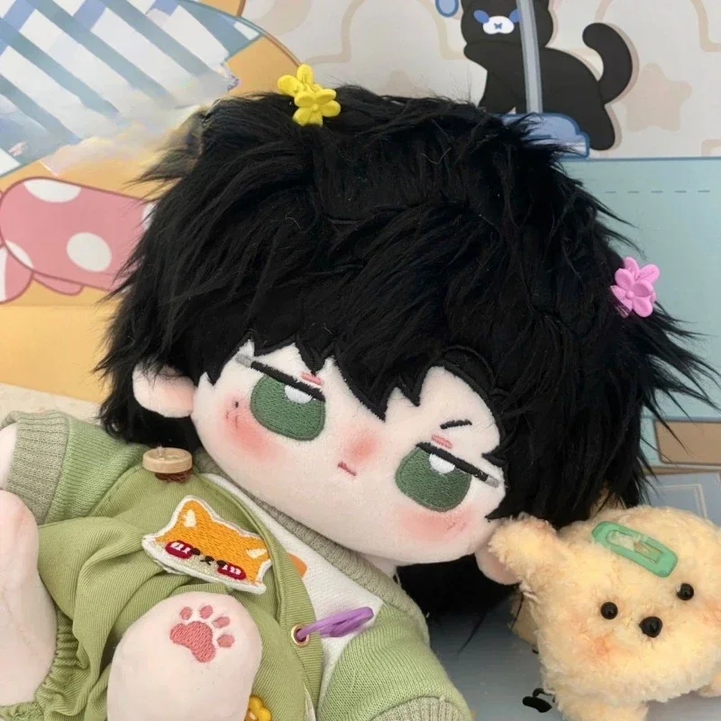 Eren yeager bonito 20cm boneca de pelúcia cos anime ataque em titã boneca de algodão para crianças adultos dos desenhos animados boneca colecionável brinquedos
