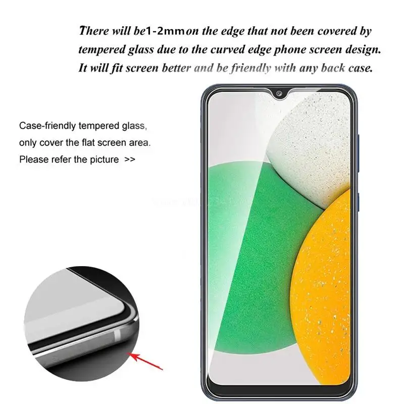 2-1PC Tempered Glass For Samsung Galaxy A13 A23 A33 A53 A73 F23 M23 M33 Screen Protector For Samsung A02s A03 A03s A 03 core 03s