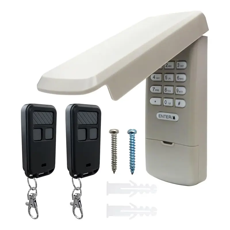 Y23A-1X 877MAX Garage Door Opener Keypad With 2X Remote For 41A6127-1 HBW2028, 139.53680 Series