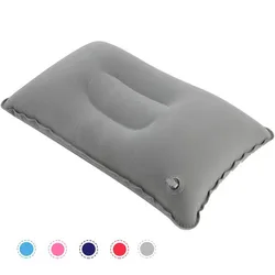 Inflatable Travel Pillow Portable Air Pillow for Camping Hiking Home Office Napping Sleeping Neck Waist Lumbar Support