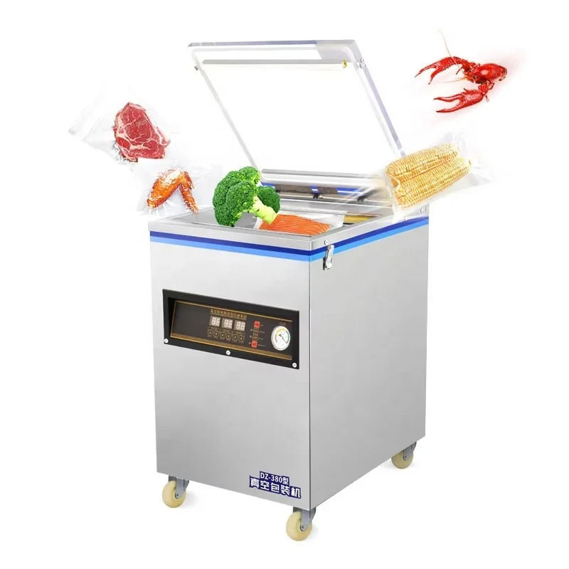 （2026）hot DZ-380 Multifunctional Single Chamber Vacuum Sealer Machine for Food Meat Seafood Cereals Candy Nuts Textiles