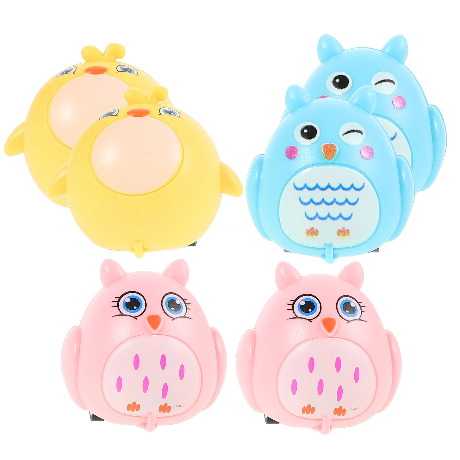 6 قطعة سيارات صغيرة الطفل دفع سيارة الاحتكاك بالطاقة مركبة للطفل تطوير المهارات الحركية الكرتون الطفل دفع سيارة هدايا الحفلات