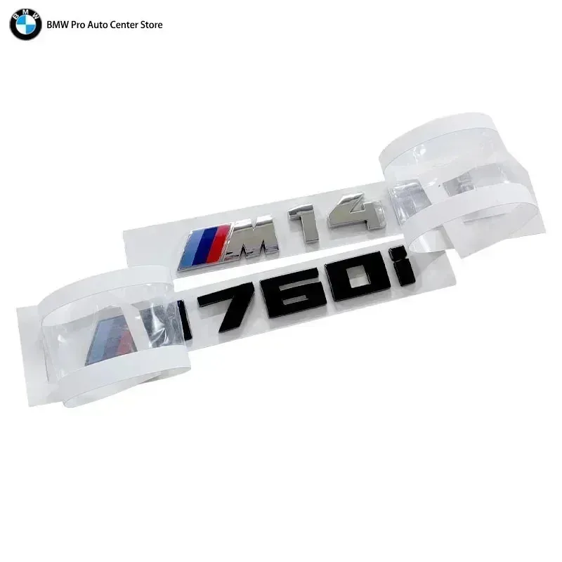 3D ABS Black Logo M 135i 140i 235i 240i 550i 760i Emblem Badge Car Rear Trunk Sticker For BMW F20 F40 F22 F44 G30 Accessories - view 4