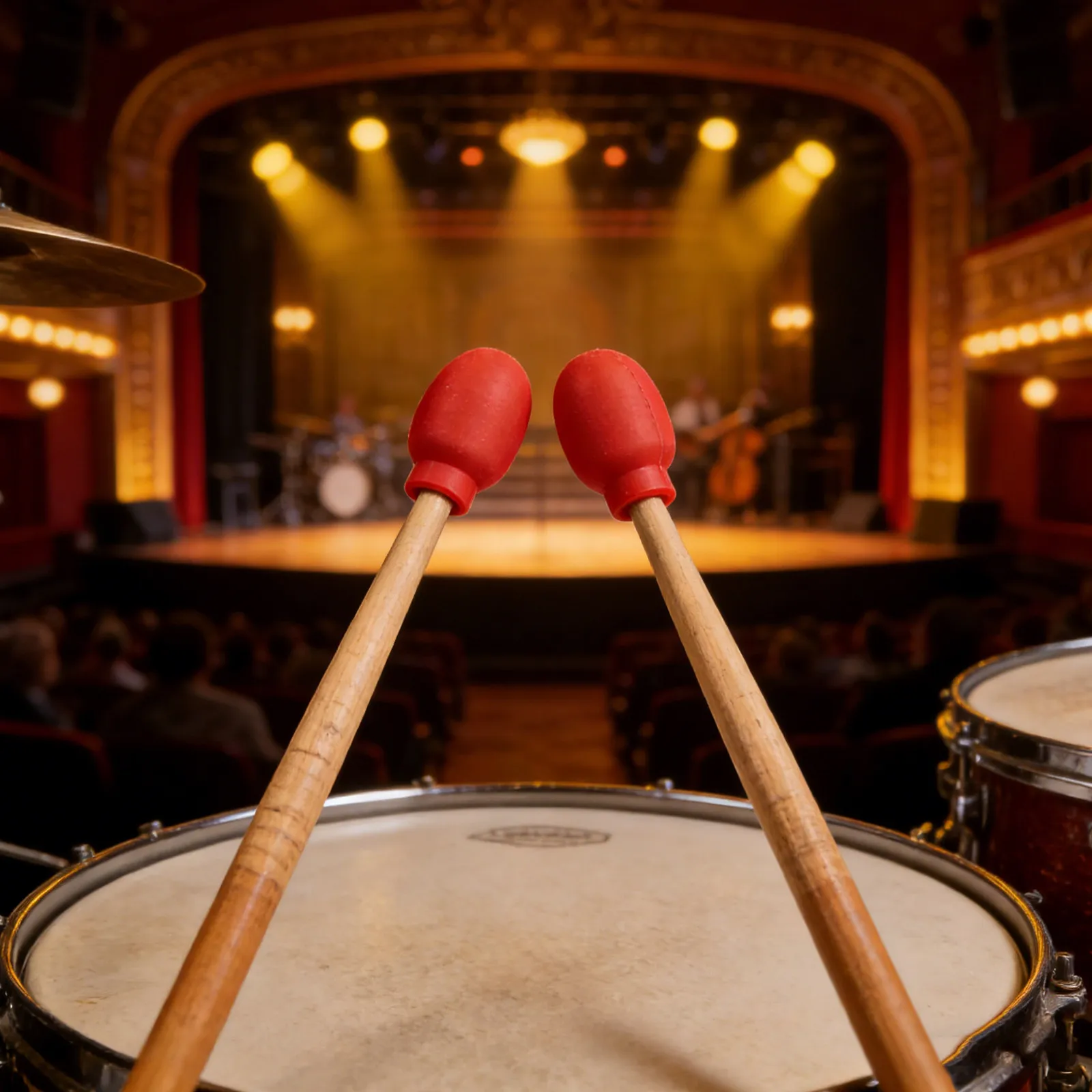 

4Pairs Drumstick Mute Caps Silicone Tips Noise Reducing Stick Covers for Quiet Drum Practice Acoustic Drum Mute Accessories