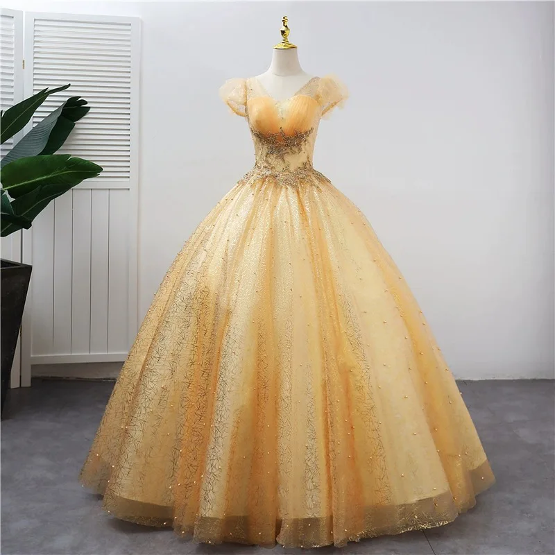 فستان أداء الامتحان الفني للطلاب فستان سهرة ملون أنثى صوت الموسيقى الجمال المضيف بنغ بنغ فستان سهرة البيانو المضيف استوديو