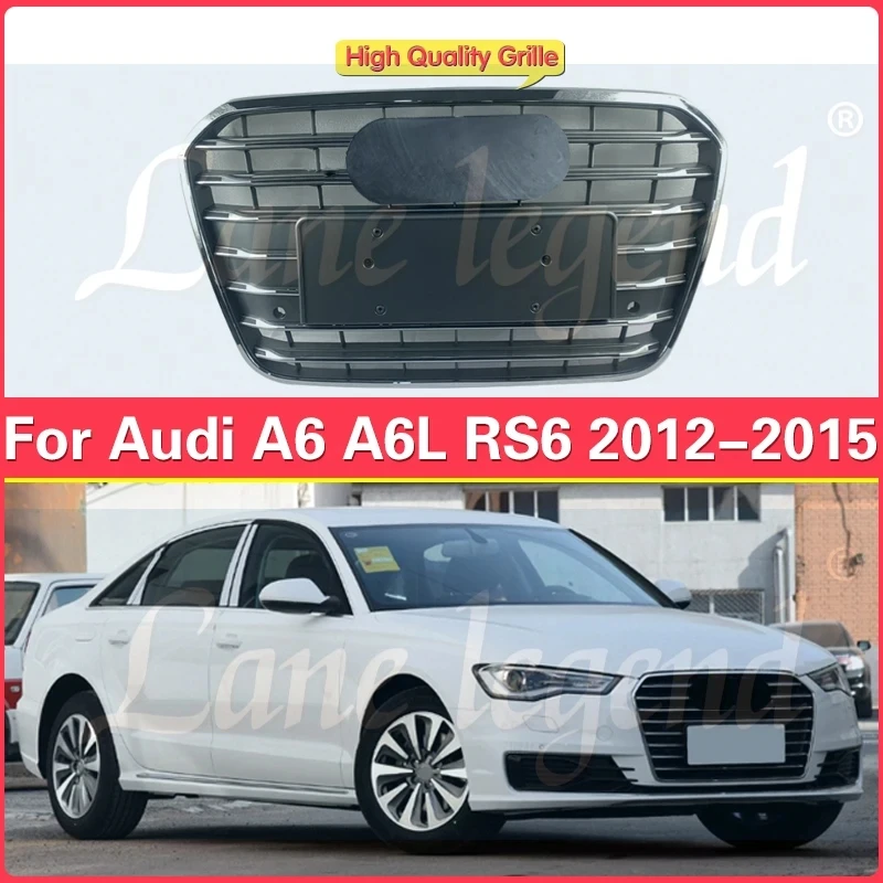 

Car Styling Accessories Suitable For Audi A6 / S6 2012 2013 2014 2015 Car Front Bumper Grille Center Grille (S6 Style Dedicated)