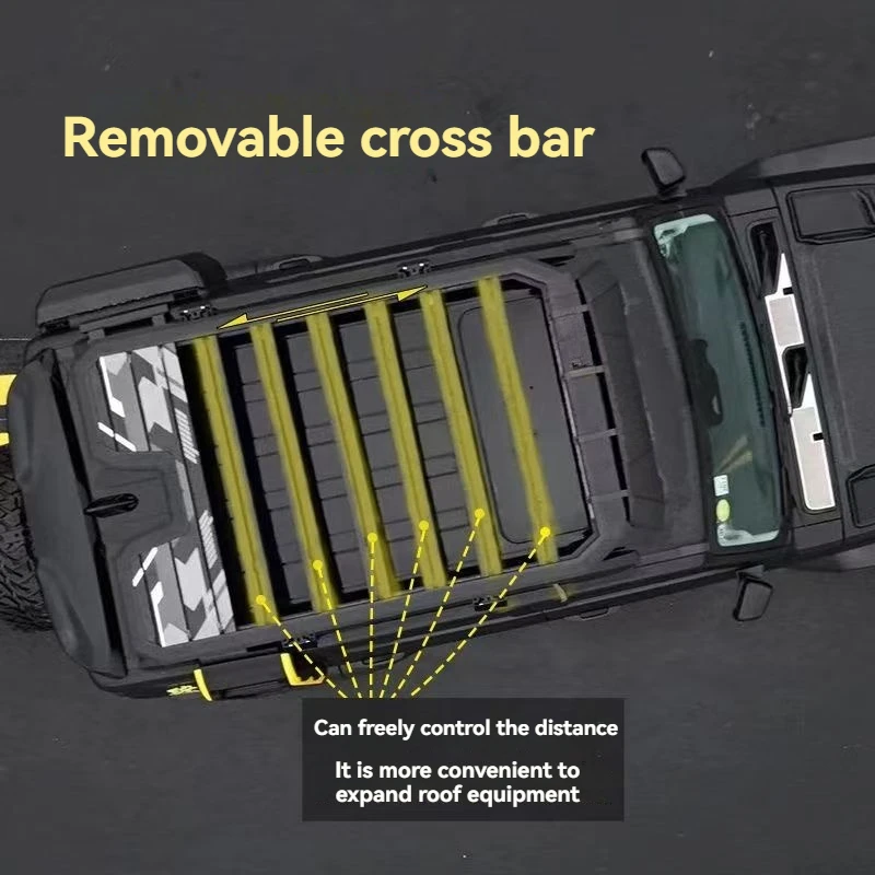 Modified And Upgraded Aluminum Alloy Roof Rack, The Roof Platform Is Suitable For Chery ICAR V23 Accessories