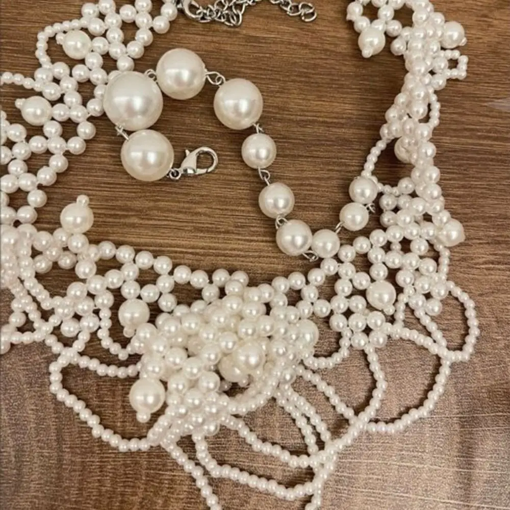 الرجعية الأبيض مطرز العروس غطاء الرأس النمط الفرنسي لؤلؤة الزفاف أغطية الرأس أنيقة الزفاف الشعر مجوهرات التصوير الملحقات