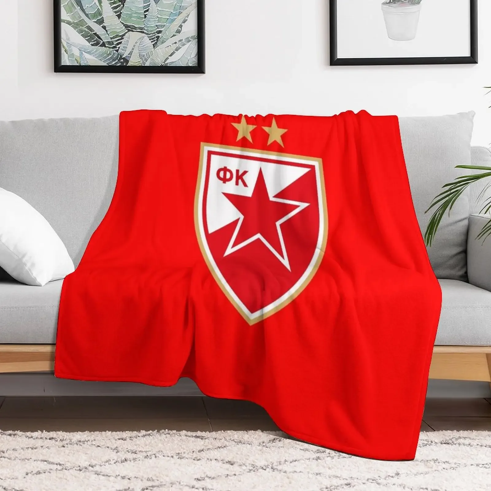 Crvena Zvezda Red Star Belgrade Throw Blanket for babies Weighted Blankets