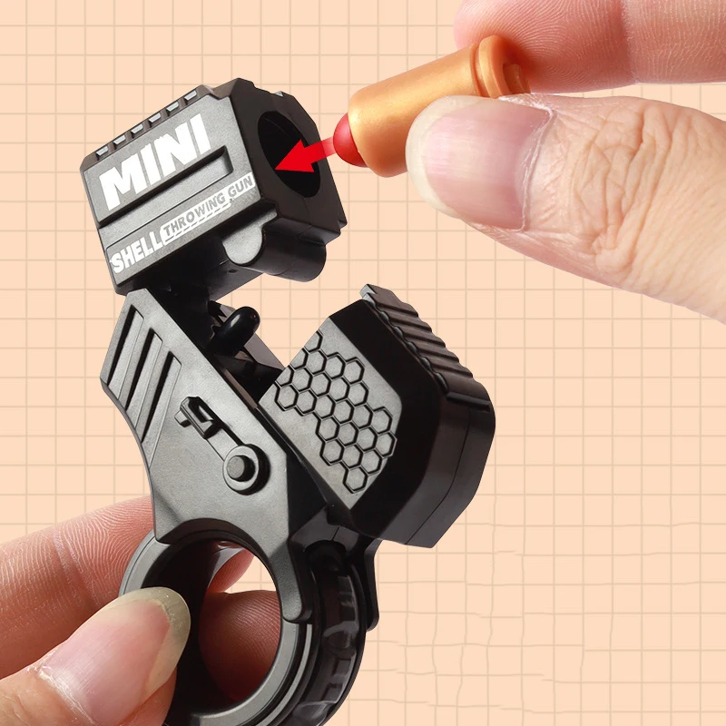 Eject Pistol Guns Fidget Roller Ring Relieve Stress Reducing Toys Antistresse Rotating Stress-Relieving Cool Things For Children