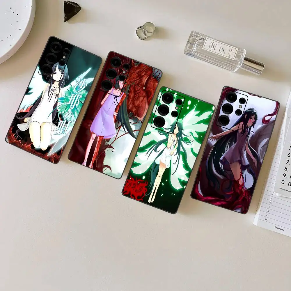 Horror Novel The Song Of Saya Phone Case For Samsung S 24 fe 25 Ultra plus 20 lite 21 30 22 23 24 22 Ultra 5G Fundas