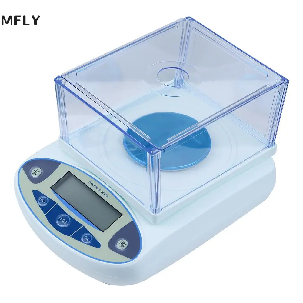 500 x 0.001 g 1mg Lab Analytical Balance Digital Precision Electronic Scale