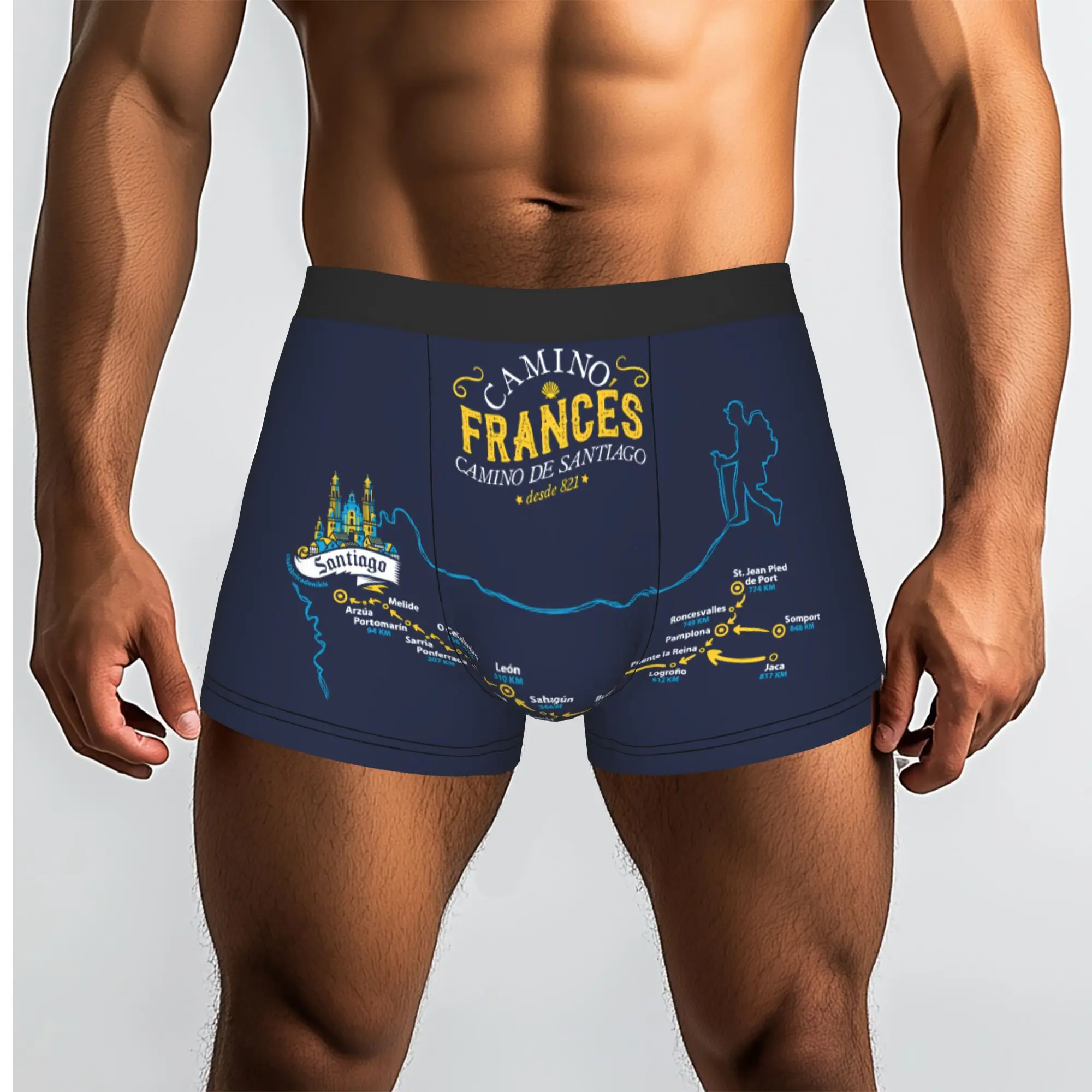Customized French Way Boxer Shorts For Homme 3D Print  Underwear Panties Briefs Stretch Underpants