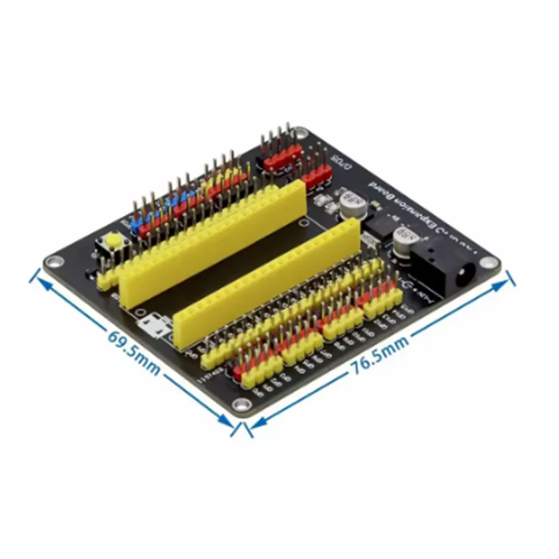 Raspberry Pi Pico لوح تمديد GPIO Breakout تمديد محول على متن الذكور والإناث دبابيس لبيكو