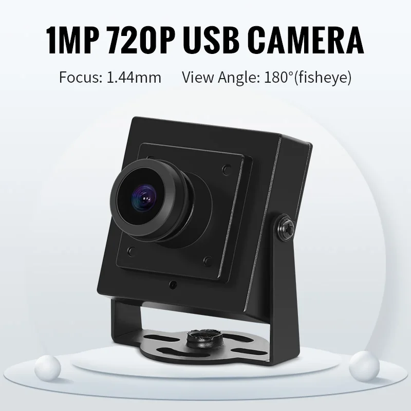 3200 720P Global shutter fisheye lens 1.44mm 180degree OV9281 sensor CMOS 120fps 210fps HD Industrial mini USB camera