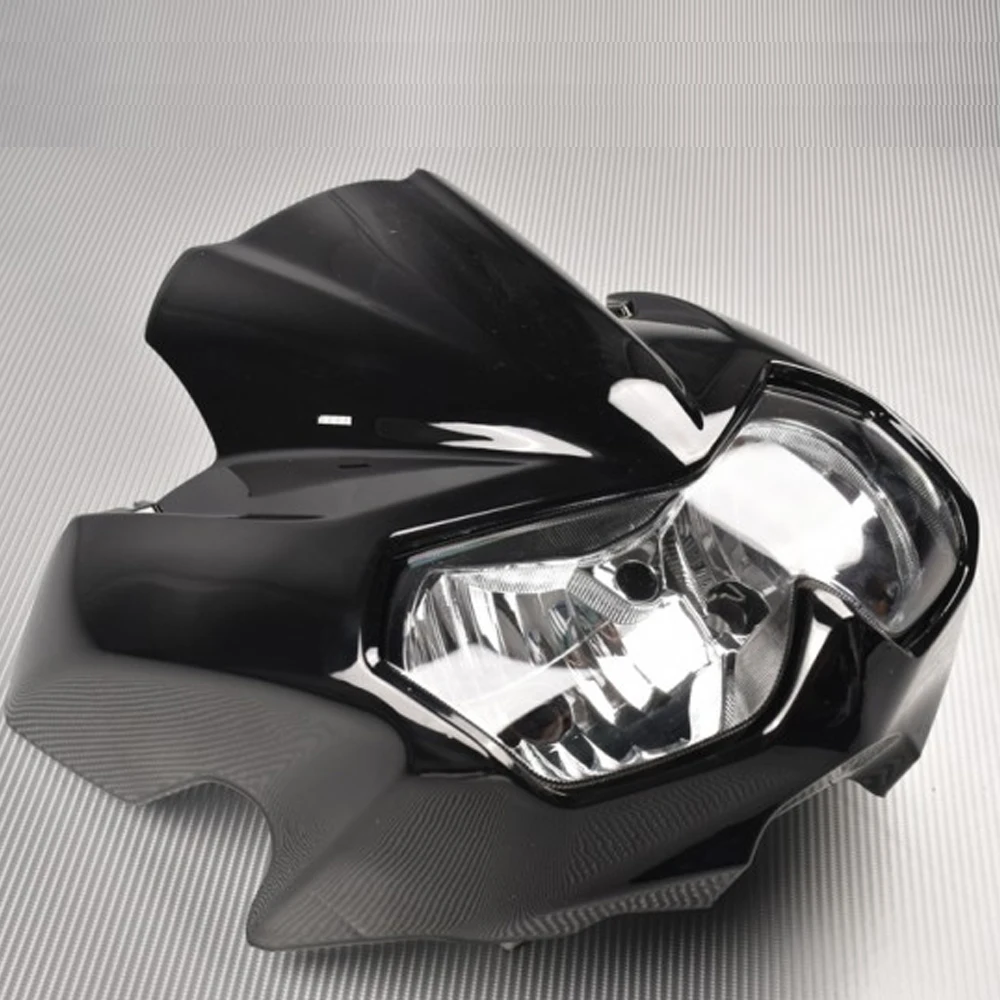 Motorcycle Accessories Front Nose Upper Fairing Cowl For Kawasaki Z750 2004 2005 2006 Z 750 Headlight Assembly Headlamp Light