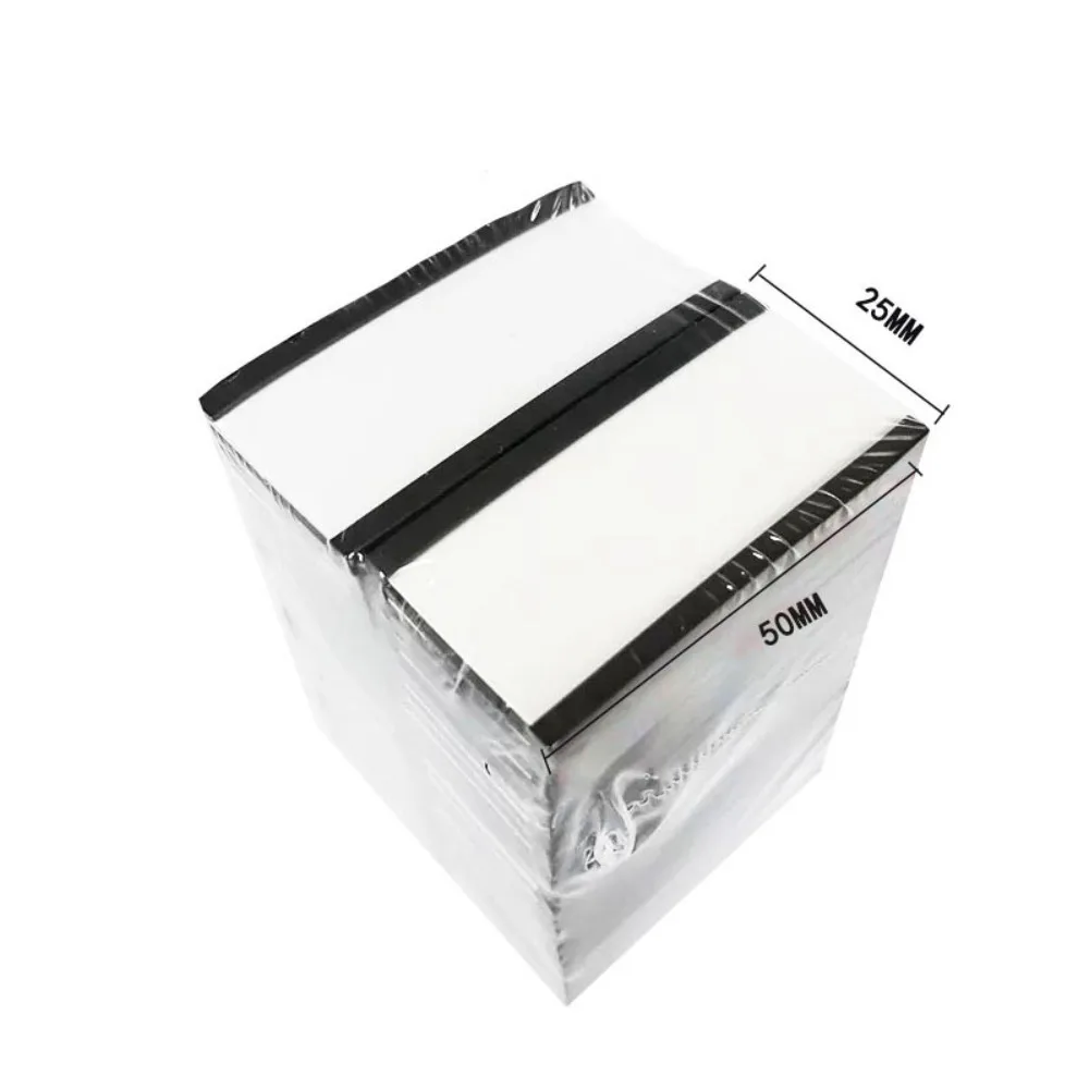 

White Paper Cards Magnetic Label Holder Strong Magnet Protective Film Shelf Label Holder Removable Adjustable