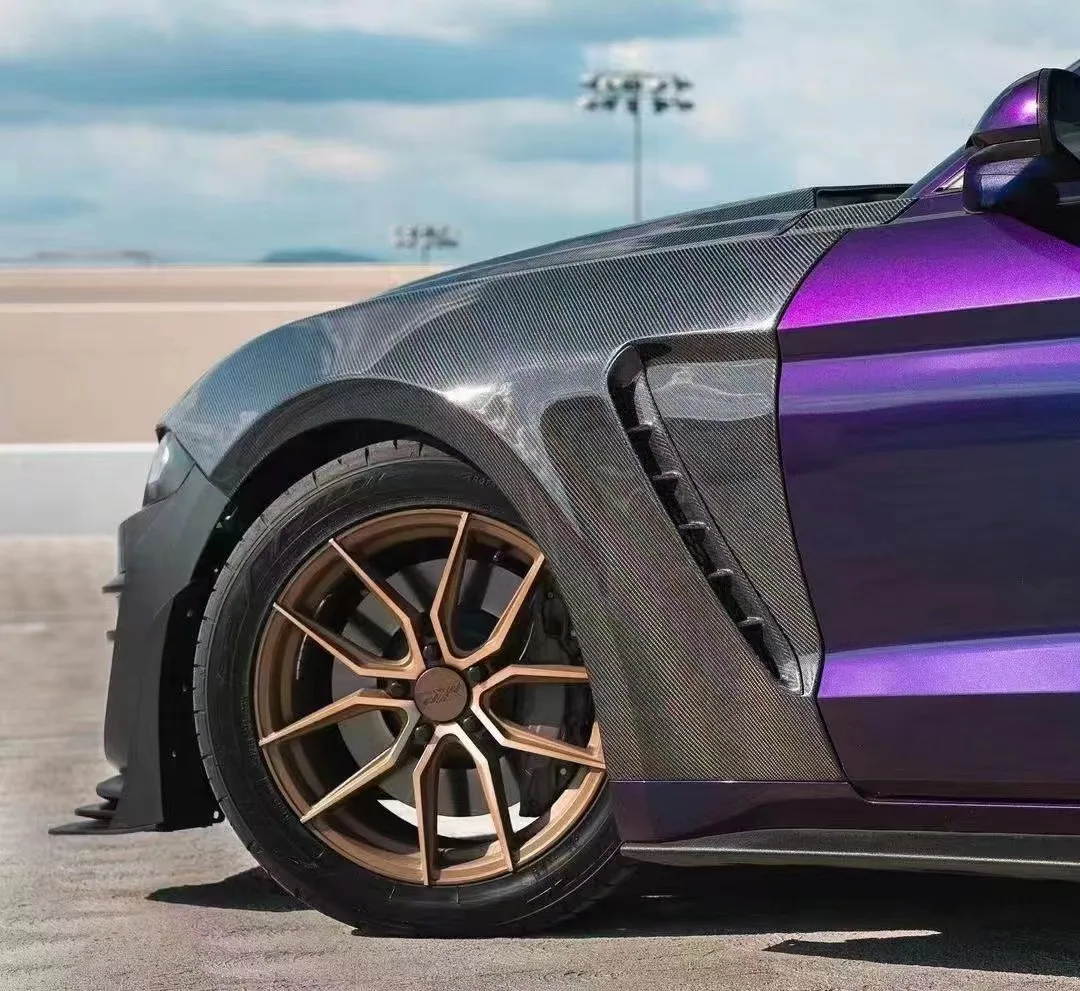 

MRD Carbon Fiber Side Fenders For Ford Mustang GT350 2018-2023 Real Carbon Fiber Side Fender Regular Style .