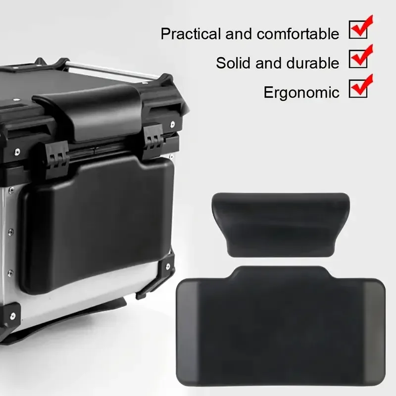 1pc Large Motorcycle Rear Rack & Luggage Carrier - Heavy-Duty PU Construction, Scratch-Resistant, Fit for Off-Road Motorcycles
