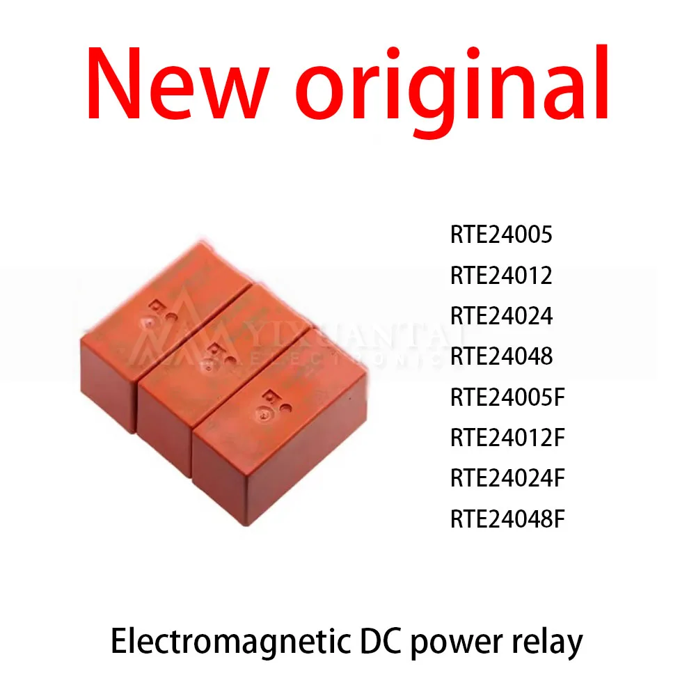 

10Pcs/Lot New original RTE24005 RTE24012 RTE24024 RTE24048 RTE24005F RTE24012F RTE24024F RTE24048F Electromagnetic DC power rel