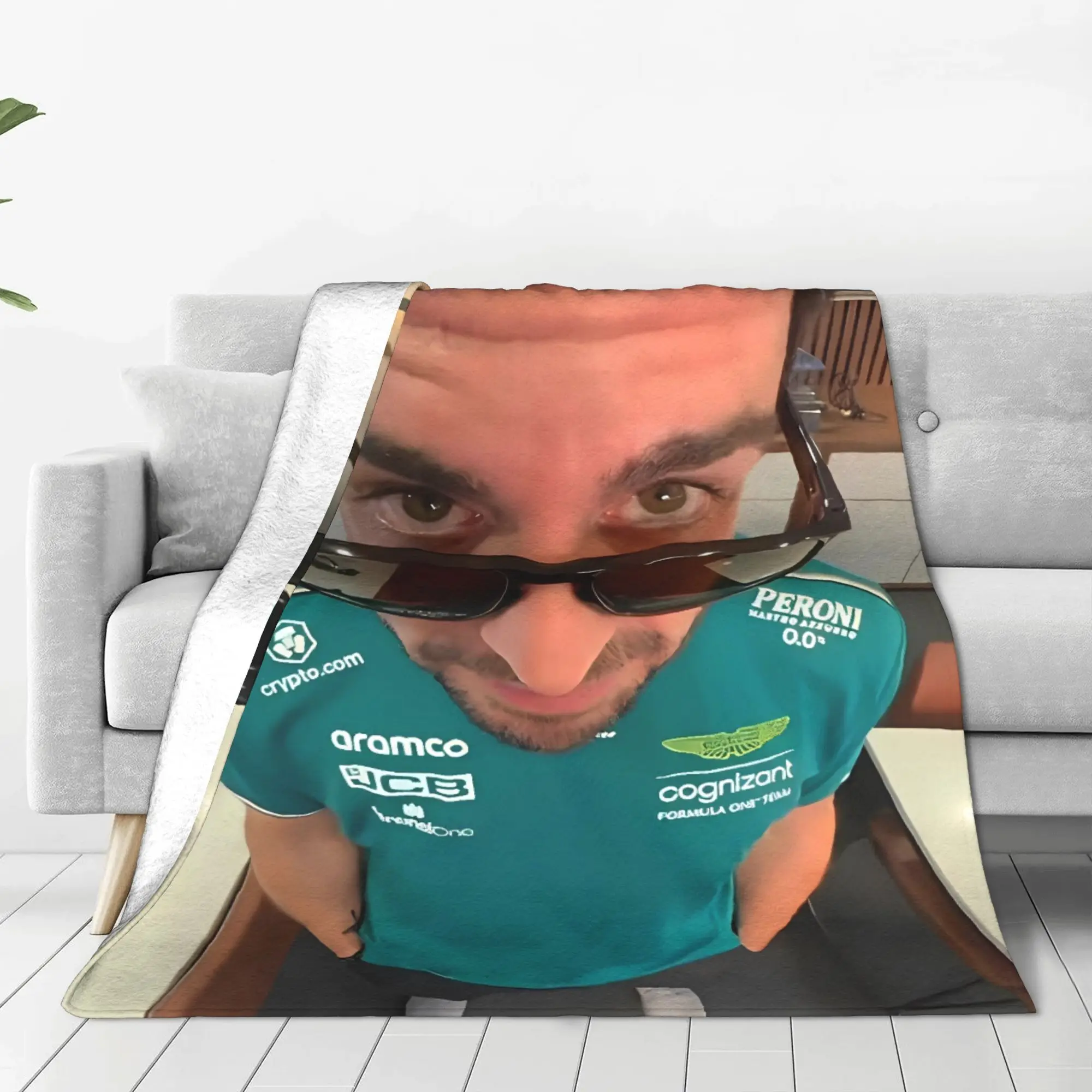 Fernandos Alonsos سباق بطانية دافئة صبي فتاة أفخم رمي بطانية الجدة غرفة المعيشة الفانيلا المفرش أريكة غطاء سرير